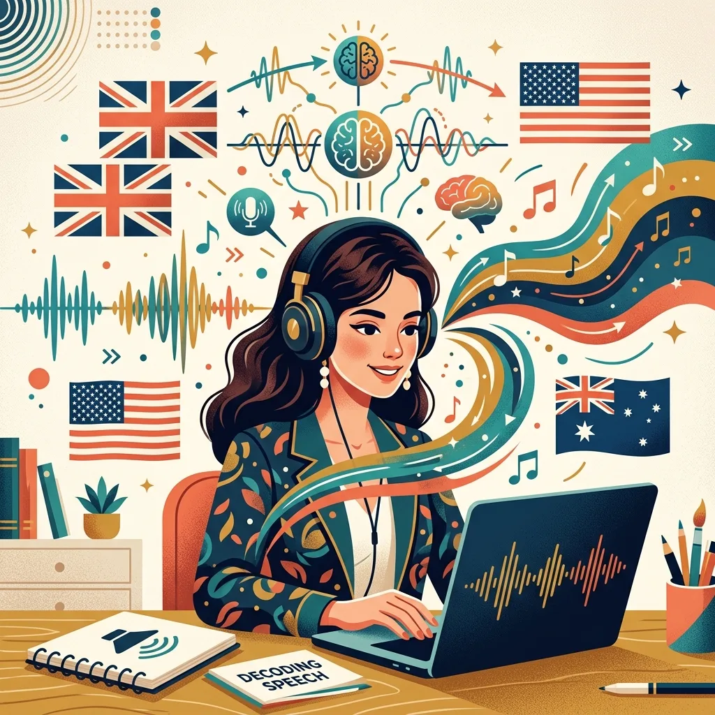 The Art of Catching Fast English: Accents, Context Decoding, and Ear Training